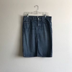 7 for All Mankind denim skirt
